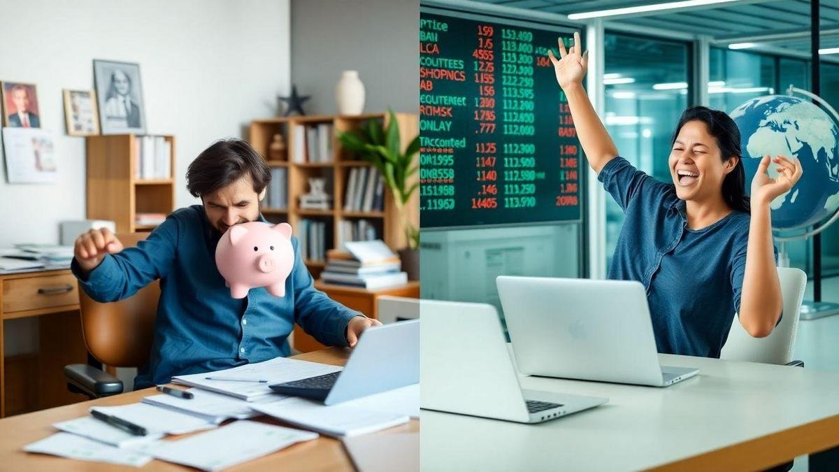 Poupar vs. Investir: Decifrando o Código do Crescimento Financeiro Poupar vs. Investir: Decifrando o Código do Crescimento Financeiro
